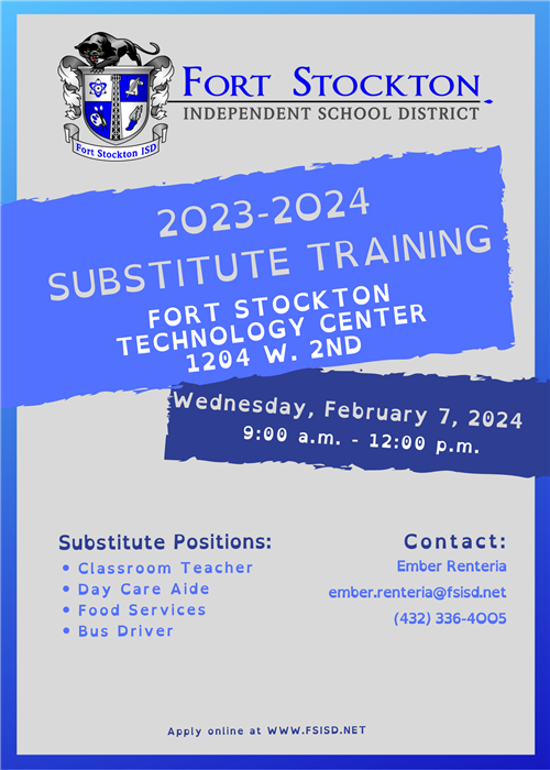 February 2024 Substitute Training